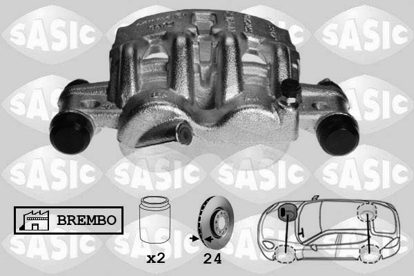 Remzadel/remklauw Sasic 6500059