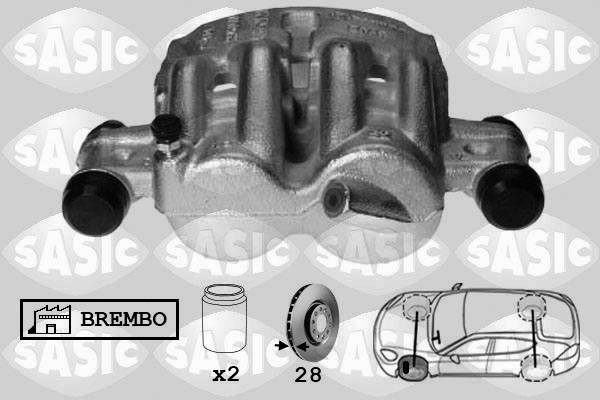 Remzadel/remklauw Sasic 6500062