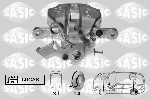 Remzadel/remklauw Sasic 6500076