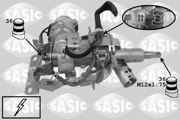 Knipperlichtschakelaar Sasic 7274005