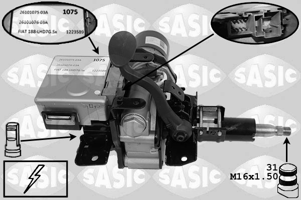 Knipperlichtschakelaar Sasic 7276003