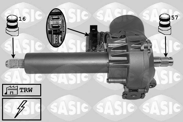 Knipperlichtschakelaar Sasic 7276008