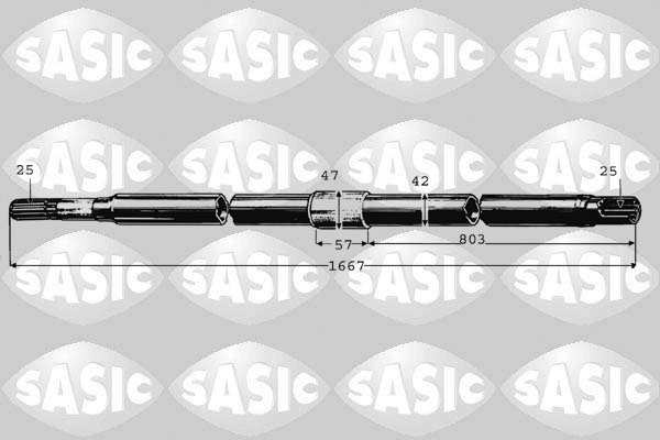 Aandrijfas Sasic 8012512