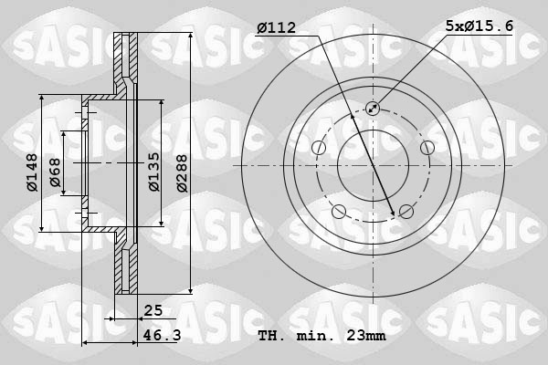 Remschijven Sasic 9004507J