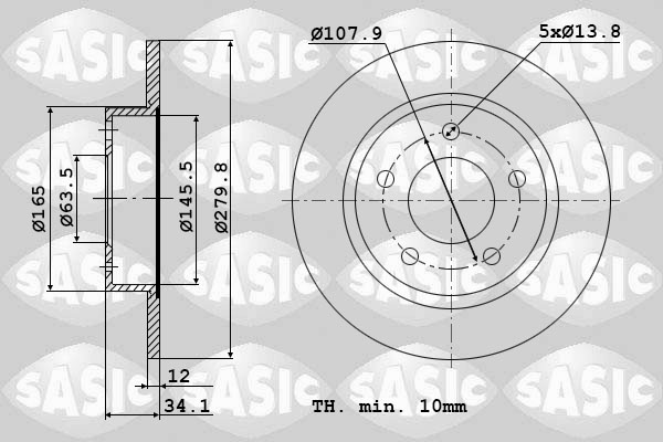 Remschijven Sasic 9004826J
