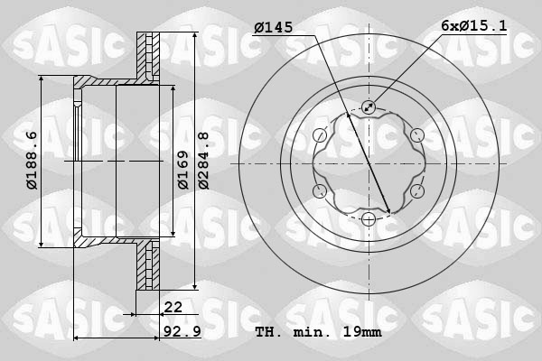Remschijven Sasic 9004843J