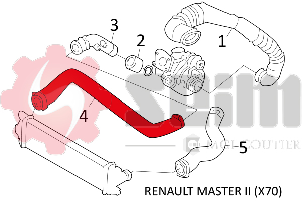 Seim Laadlucht-/turboslang 981486