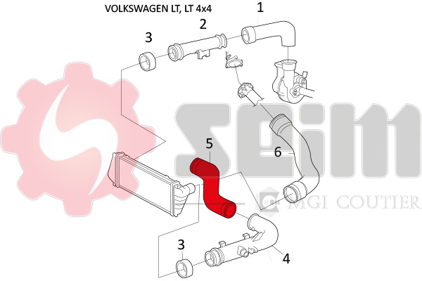 Seim Laadlucht-/turboslang 981645