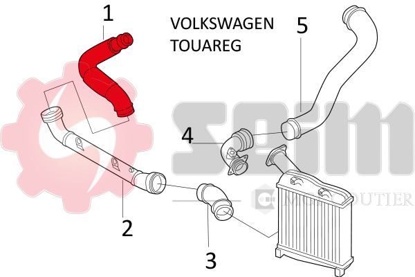 Seim Laadlucht-/turboslang 981656