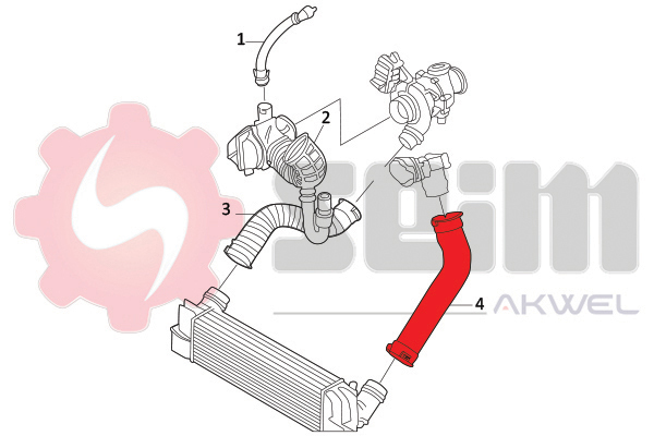 Laadlucht-/turboslang Seim 981740