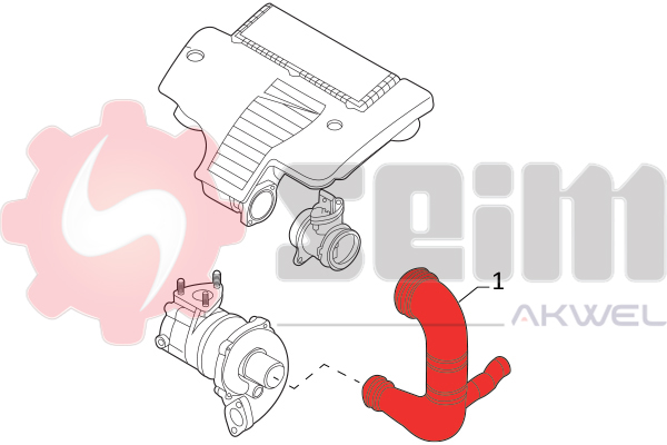 Laadlucht-/turboslang Seim 981776