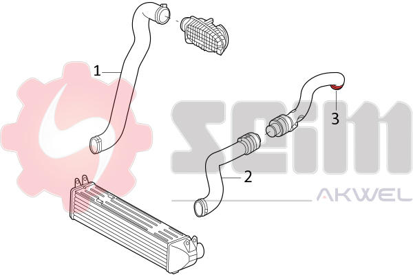 Laadlucht-/turboslang Seim 981833