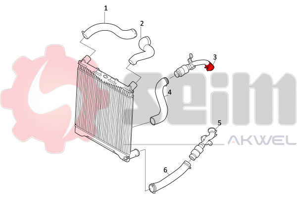 Laadlucht-/turboslang Seim 981836
