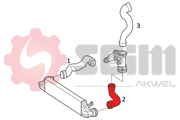 Seim Laadlucht-/turboslang 981851