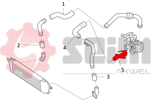 Laadlucht-/turboslang Seim 981874