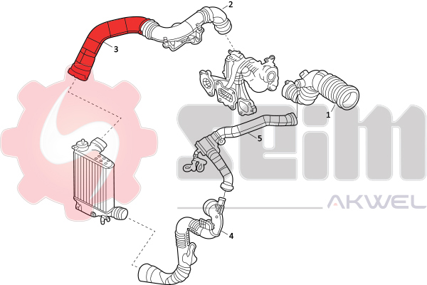 Laadlucht-/turboslang Seim 981906
