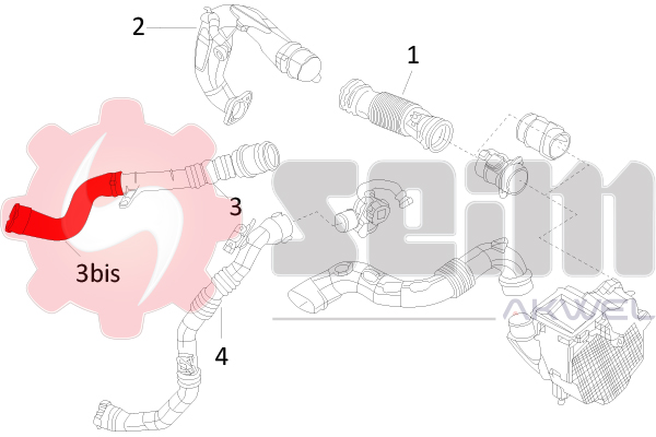 Laadlucht-/turboslang Seim 981907