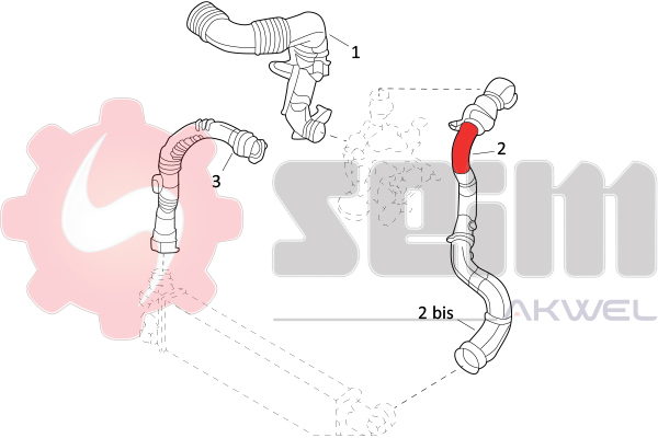 Laadlucht-/turboslang Seim 982029