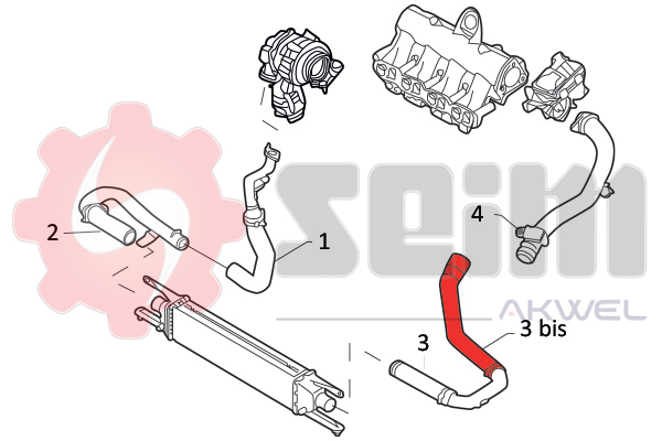 Laadlucht-/turboslang Seim 982040