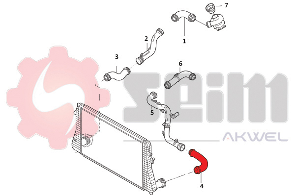 Laadlucht-/turboslang Seim 982046