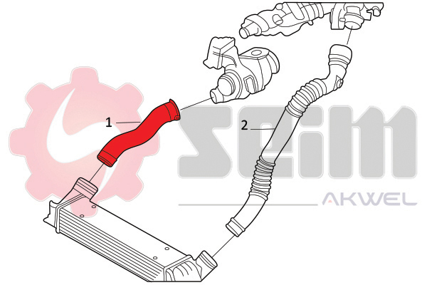 Laadlucht-/turboslang Seim 982056