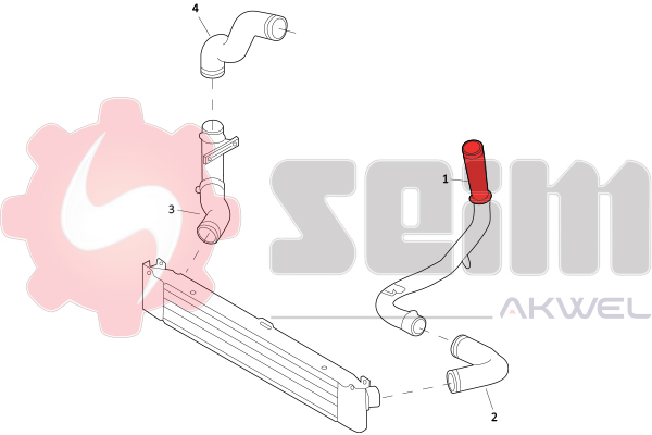 Laadlucht-/turboslang Seim 982076