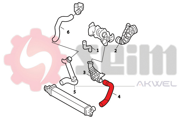 Laadlucht-/turboslang Seim 982079