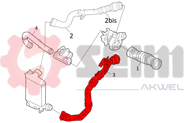 Laadlucht-/turboslang Seim 982082