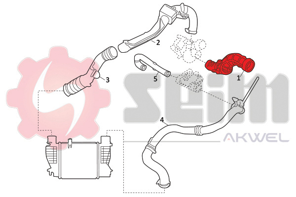 Seim Laadlucht-/turboslang 982126
