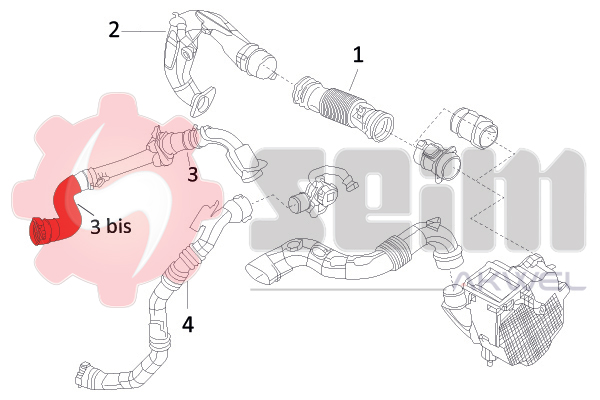 Laadlucht-/turboslang Seim 982131
