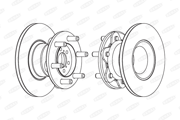 Remschijven Beral BCR104A