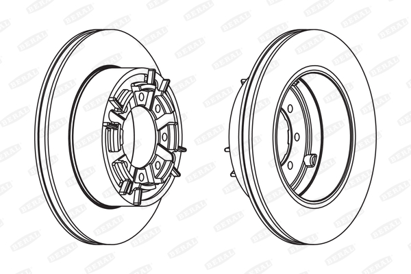 Remschijven Beral BCR140A