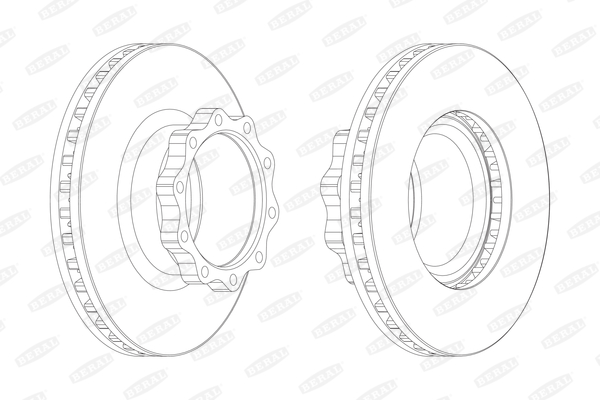 Remschijven Beral BCR147A