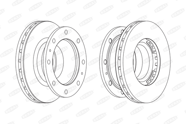 Remschijven Beral BCR238A