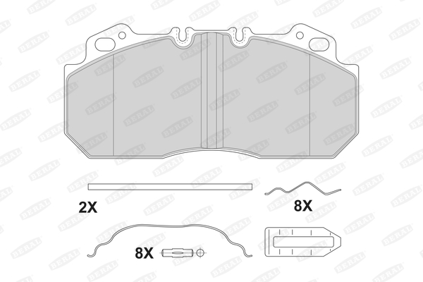 Remblokset Beral BCV29090BK