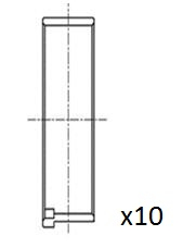 Drijfstanglager Fai Autoparts BB2075-STD