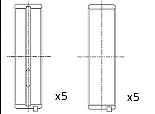 Hoofdlager Fai Autoparts BM1028-STD