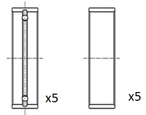 Hoofdlager Fai Autoparts BM1041-STD