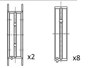 Hoofdlager Fai Autoparts BM1053-STD