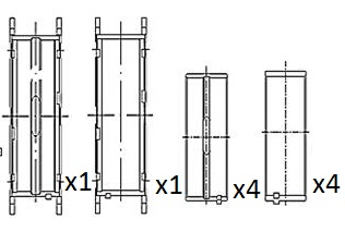 Hoofdlager Fai Autoparts BM1055-STD