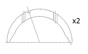 Krukasafstandsschijf Fai Autoparts BT3008-STD