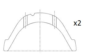 Krukasafstandsschijf Fai Autoparts BT3013-STD