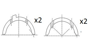 Krukasafstandsschijf Fai Autoparts BT3015-STD