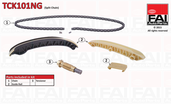 Distributieketting kit Fai Autoparts TCK101NG