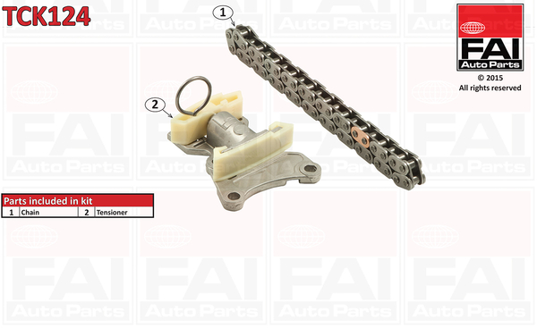 Distributieketting kit Fai Autoparts TCK124