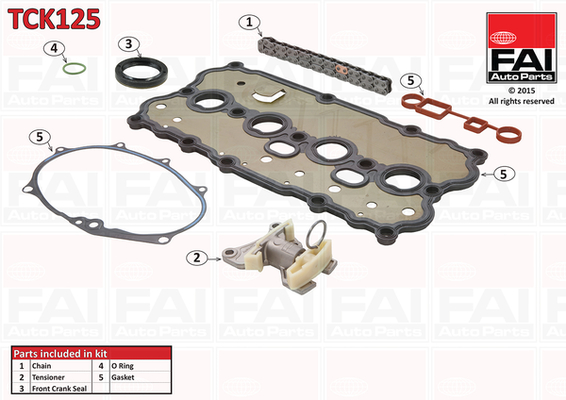 Distributieketting kit Fai Autoparts TCK125