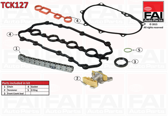 Distributieketting kit Fai Autoparts TCK127