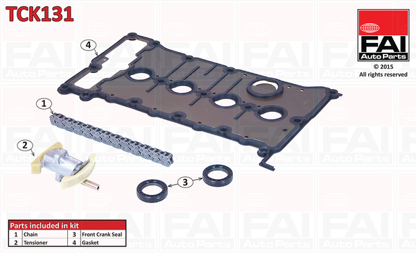 Distributieketting kit Fai Autoparts TCK131