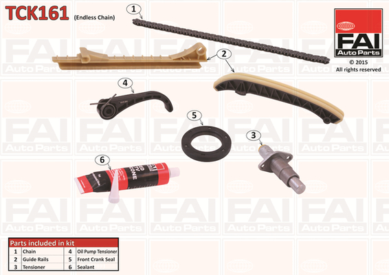 Distributieketting kit Fai Autoparts TCK161