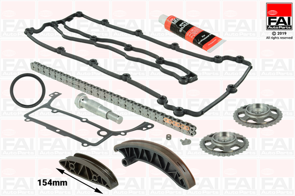 Distributieketting kit Fai Autoparts TCK227L